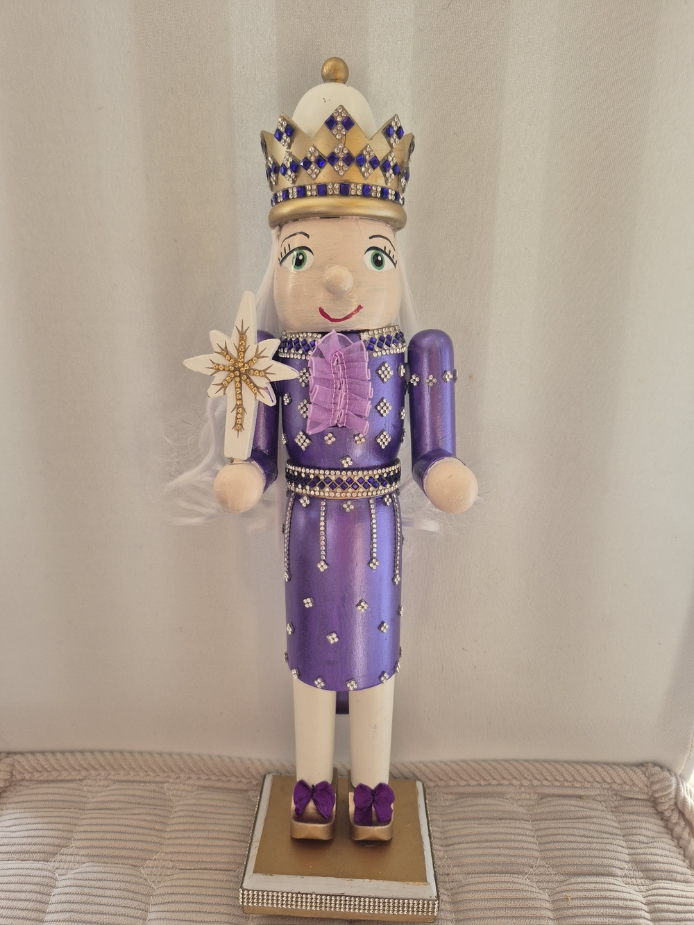 Purple Regal Lady  Nutcracker Figure
